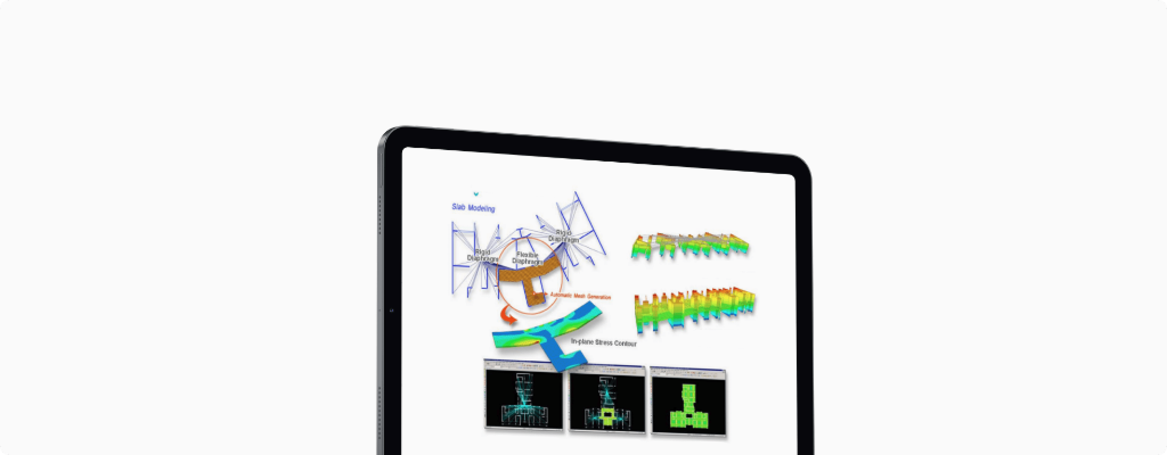 Structural Analysis
Considering the Stiffness of Slabs