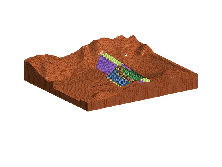 3D Dam Seepage and Stability Analysis